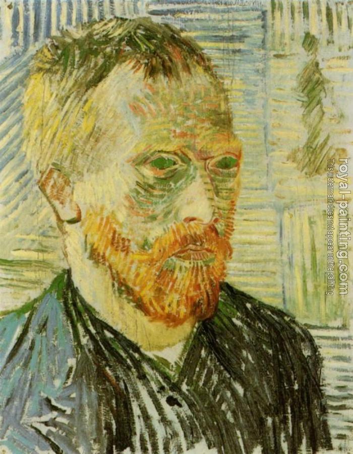 Vincent Van Gogh : Self Portrait with a Japanese Print